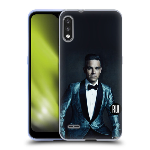 Robbie Williams Calendar Dark Background Soft Gel Case for LG K22