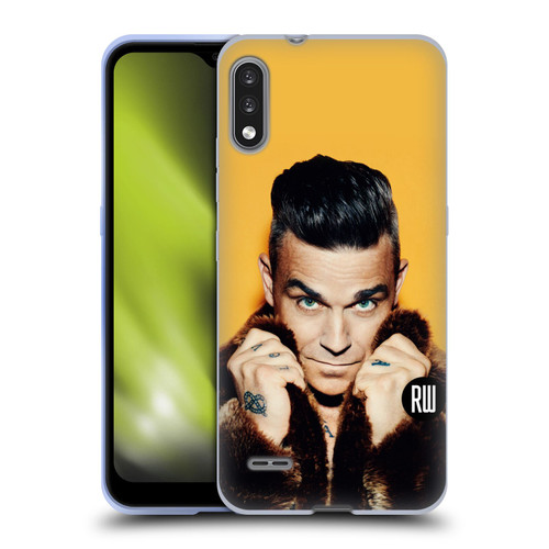 Robbie Williams Calendar Fur Coat Soft Gel Case for LG K22
