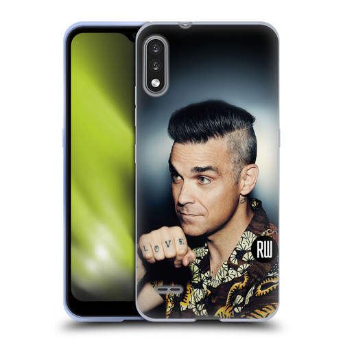 Robbie Williams Calendar Love Tattoo Soft Gel Case for LG K22
