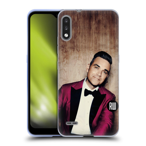 Robbie Williams Calendar Magenta Tux Soft Gel Case for LG K22