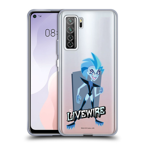 DC Super Hero Girls Characters Livewire Soft Gel Case for Huawei Nova 7 SE/P40 Lite 5G