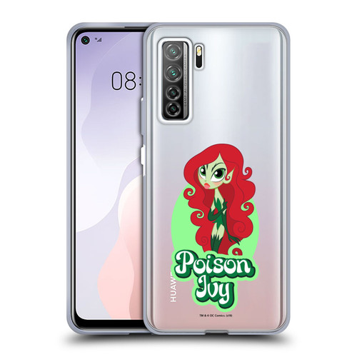 DC Super Hero Girls Characters Poison Ivy Soft Gel Case for Huawei Nova 7 SE/P40 Lite 5G