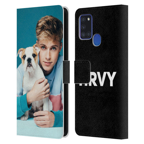 HRVY Graphics Calendar 10 Leather Book Wallet Case Cover For Samsung Galaxy A21s (2020)