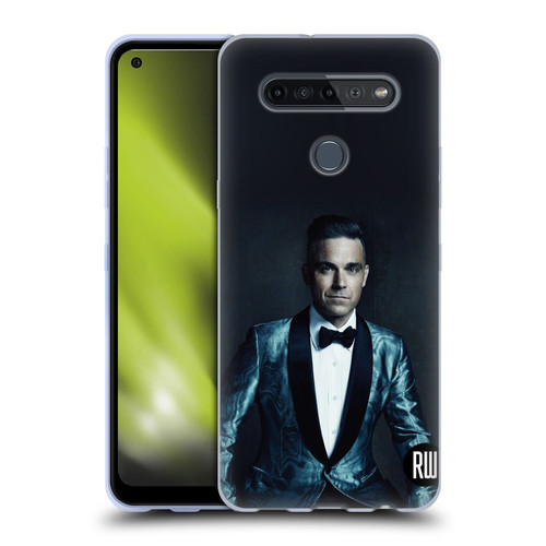 Robbie Williams Calendar Dark Background Soft Gel Case for LG K51S