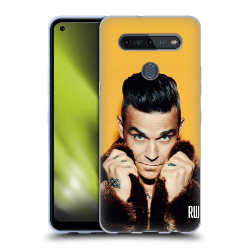 Robbie Williams Calendar Fur Coat Soft Gel Case for LG K51S