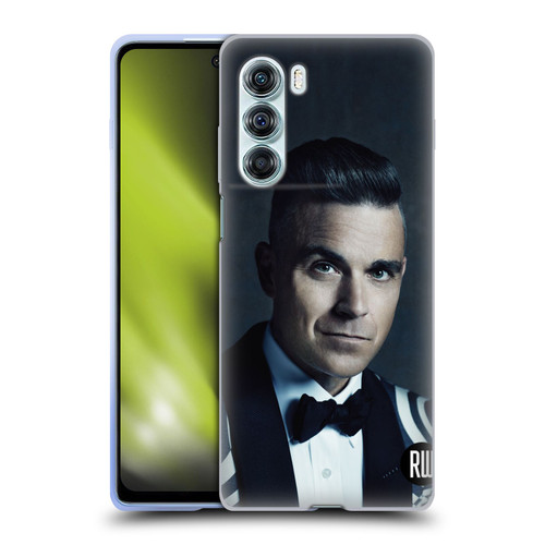 Robbie Williams Calendar Printed Tux Soft Gel Case for Motorola Edge S30 / Moto G200 5G