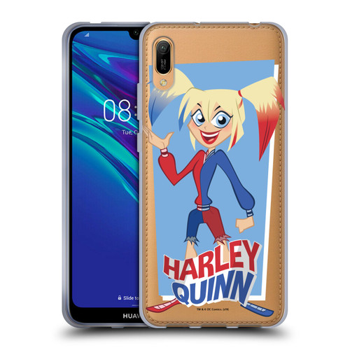 DC Super Hero Girls Characters Harley Quinn Soft Gel Case for Huawei Y6 Pro (2019)