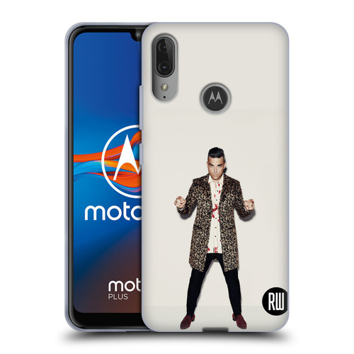 Robbie Williams Calendar Animal Print Coat Soft Gel Case for Motorola Moto E6 Plus