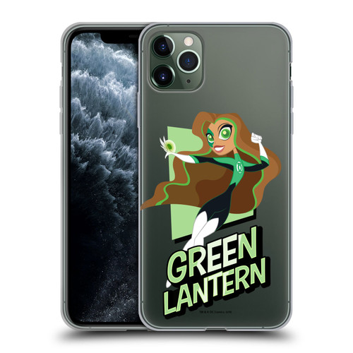 DC Super Hero Girls Characters Green Lantern Soft Gel Case for Apple iPhone 11 Pro Max