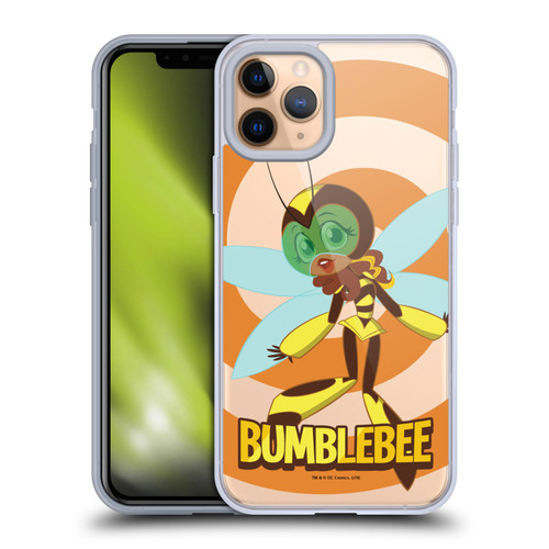 DC Super Hero Girls Characters Bumblebee Soft Gel Case for Apple iPhone 11 Pro