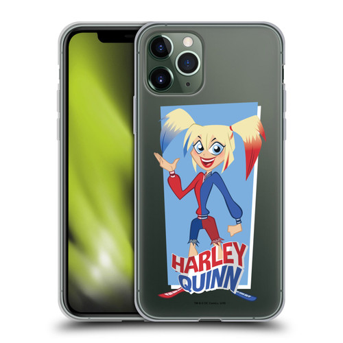 DC Super Hero Girls Characters Harley Quinn Soft Gel Case for Apple iPhone 11 Pro