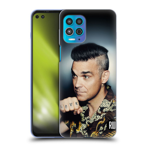 Robbie Williams Calendar Love Tattoo Soft Gel Case for Motorola Moto G100