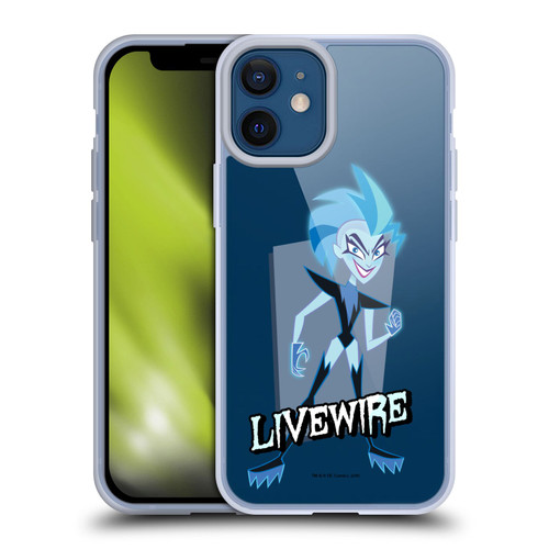 DC Super Hero Girls Characters Livewire Soft Gel Case for Apple iPhone 12 Mini