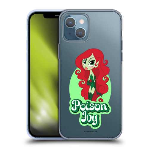 DC Super Hero Girls Characters Poison Ivy Soft Gel Case for Apple iPhone 13