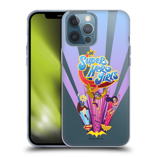 DC Super Hero Girls Characters Composed Art 1 Soft Gel Case for Apple iPhone 13 Pro Max
