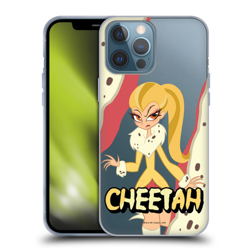 DC Super Hero Girls Characters Cheetah Soft Gel Case for Apple iPhone 13 Pro Max