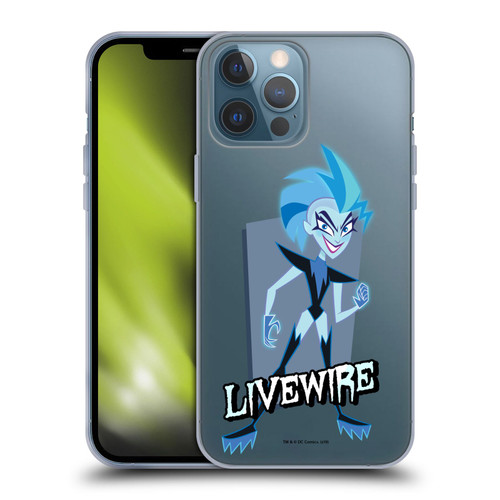 DC Super Hero Girls Characters Livewire Soft Gel Case for Apple iPhone 13 Pro Max