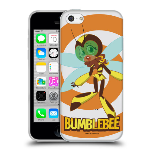DC Super Hero Girls Characters Bumblebee Soft Gel Case for Apple iPhone 5c