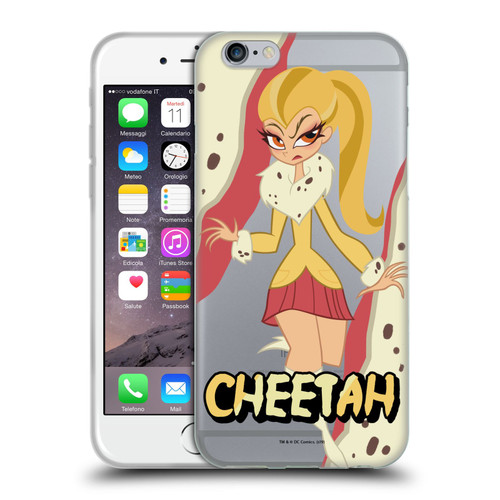 DC Super Hero Girls Characters Cheetah Soft Gel Case for Apple iPhone 6 / iPhone 6s