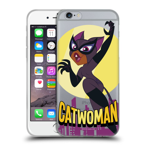 DC Super Hero Girls Characters Catwoman Soft Gel Case for Apple iPhone 6 / iPhone 6s
