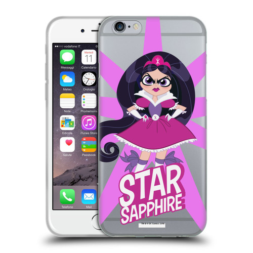 DC Super Hero Girls Characters Star Sapphire Soft Gel Case for Apple iPhone 6 / iPhone 6s