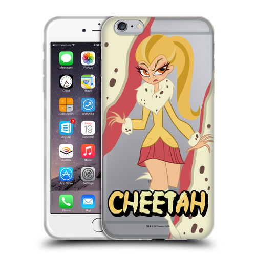 DC Super Hero Girls Characters Cheetah Soft Gel Case for Apple iPhone 6 Plus / iPhone 6s Plus