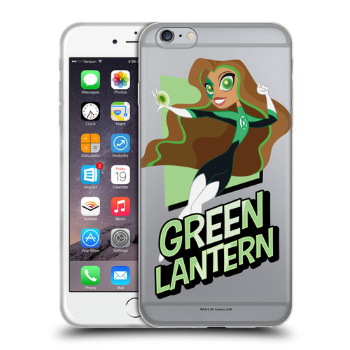 DC Super Hero Girls Characters Green Lantern Soft Gel Case for Apple iPhone 6 Plus / iPhone 6s Plus