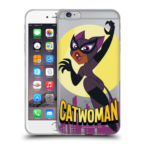 DC Super Hero Girls Characters Catwoman Soft Gel Case for Apple iPhone 6 Plus / iPhone 6s Plus