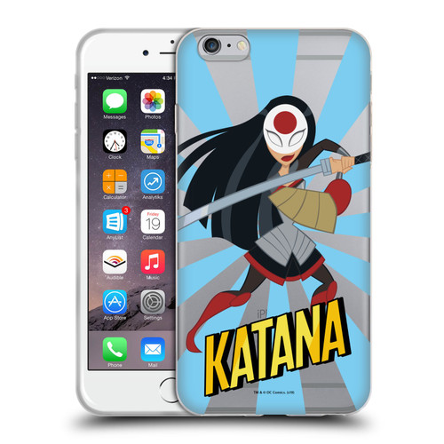 DC Super Hero Girls Characters Katana Soft Gel Case for Apple iPhone 6 Plus / iPhone 6s Plus