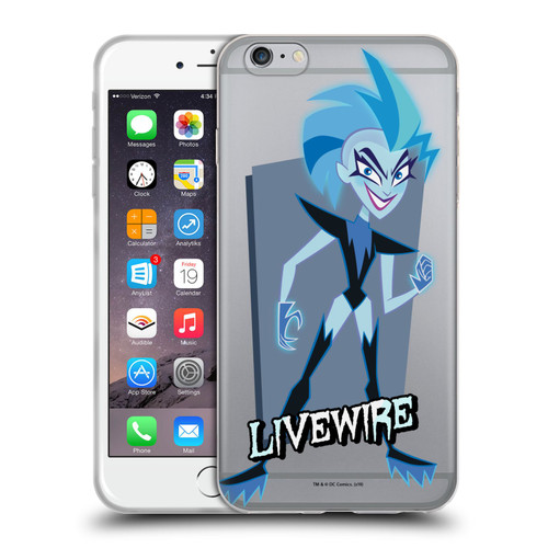 DC Super Hero Girls Characters Livewire Soft Gel Case for Apple iPhone 6 Plus / iPhone 6s Plus