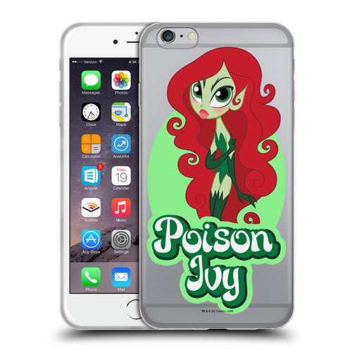 DC Super Hero Girls Characters Poison Ivy Soft Gel Case for Apple iPhone 6 Plus / iPhone 6s Plus