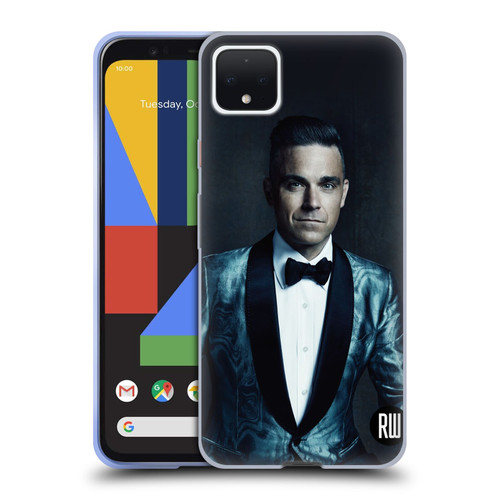 Robbie Williams Calendar Dark Background Soft Gel Case for Google Pixel 4 XL