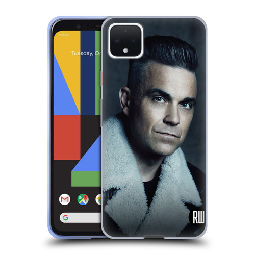 Robbie Williams Calendar Leather Jacket Soft Gel Case for Google Pixel 4 XL