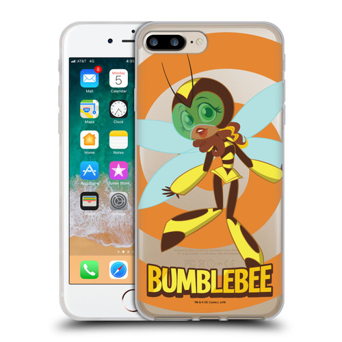 DC Super Hero Girls Characters Bumblebee Soft Gel Case for Apple iPhone 7 Plus / iPhone 8 Plus