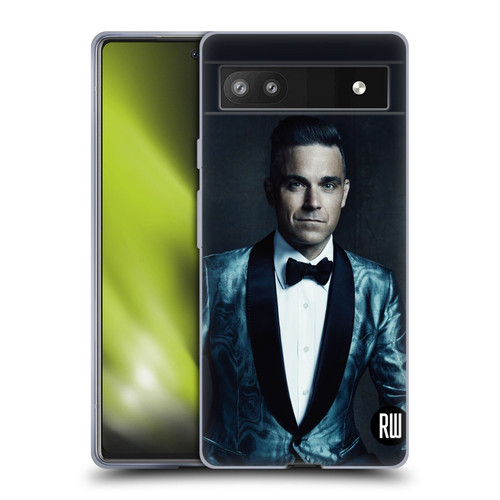 Robbie Williams Calendar Dark Background Soft Gel Case for Google Pixel 6a