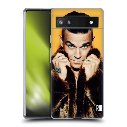 Robbie Williams Calendar Fur Coat Soft Gel Case for Google Pixel 6a
