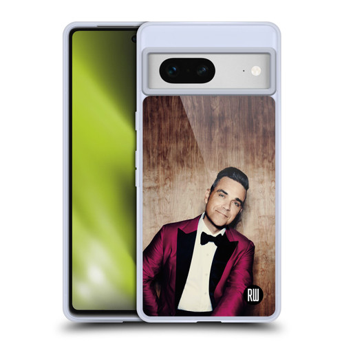 Robbie Williams Calendar Magenta Tux Soft Gel Case for Google Pixel 7