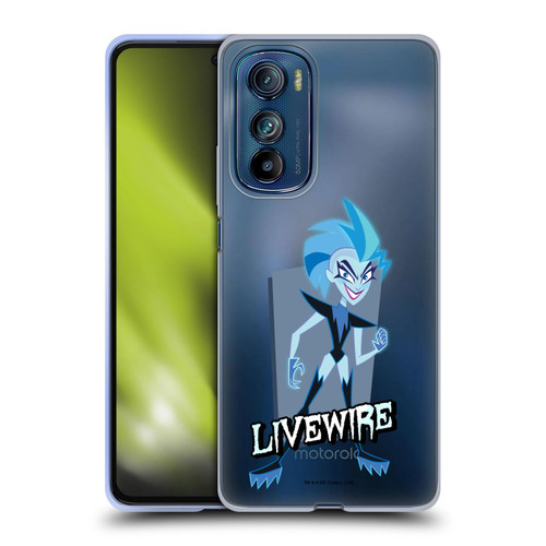 DC Super Hero Girls Characters Livewire Soft Gel Case for Motorola Edge 30