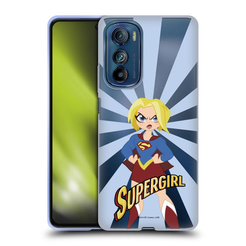 DC Super Hero Girls Characters Supergirl Soft Gel Case for Motorola Edge 30