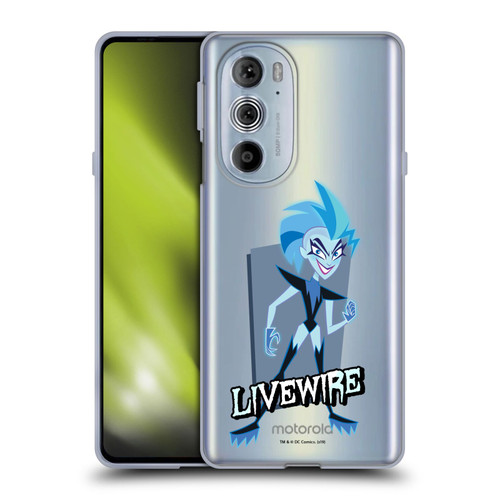 DC Super Hero Girls Characters Livewire Soft Gel Case for Motorola Edge X30