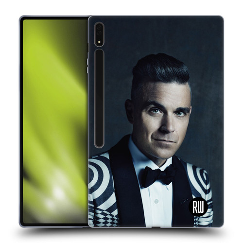 Robbie Williams Calendar Printed Tux Soft Gel Case for Samsung Galaxy Tab S8 Ultra