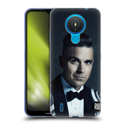 Robbie Williams Calendar Printed Tux Soft Gel Case for Nokia 1.4