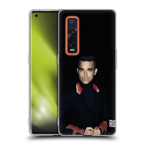 Robbie Williams Calendar Portrait Soft Gel Case for OPPO Find X2 Pro 5G