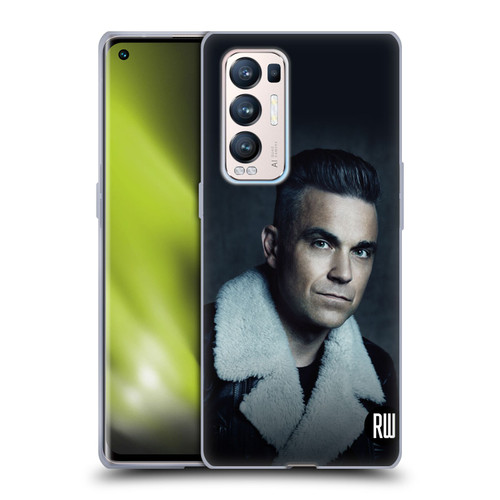 Robbie Williams Calendar Leather Jacket Soft Gel Case for OPPO Find X3 Neo / Reno5 Pro+ 5G