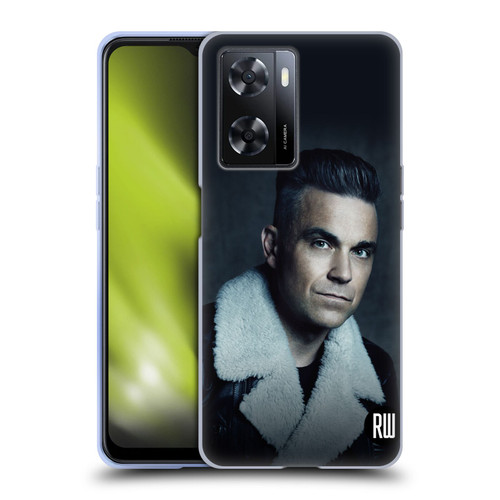 Robbie Williams Calendar Leather Jacket Soft Gel Case for OPPO A57s