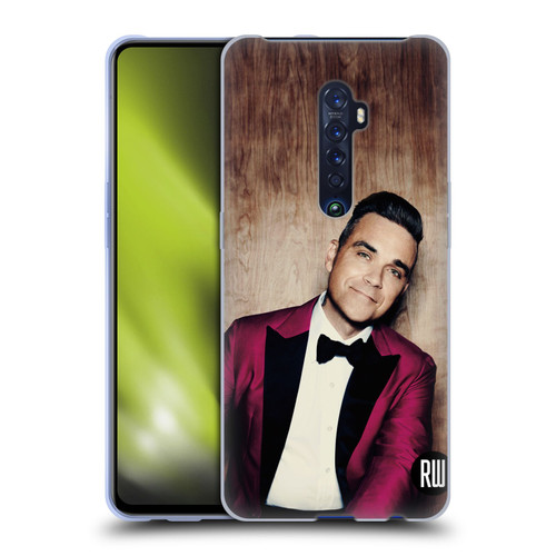 Robbie Williams Calendar Magenta Tux Soft Gel Case for OPPO Reno 2