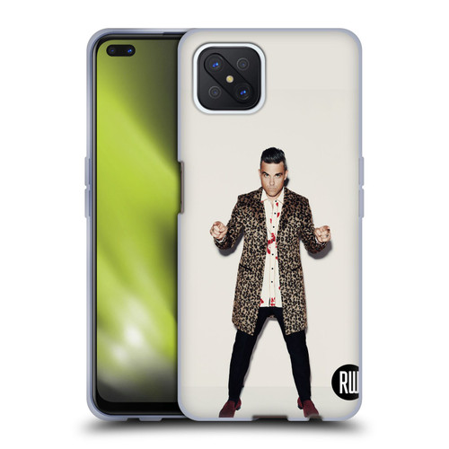 Robbie Williams Calendar Animal Print Coat Soft Gel Case for OPPO Reno4 Z 5G