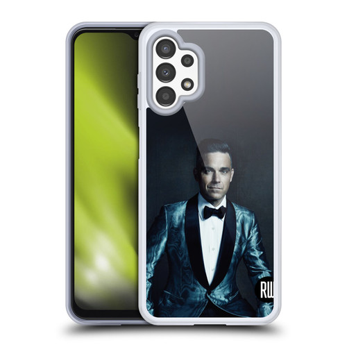 Robbie Williams Calendar Dark Background Soft Gel Case for Samsung Galaxy A13 (2022)