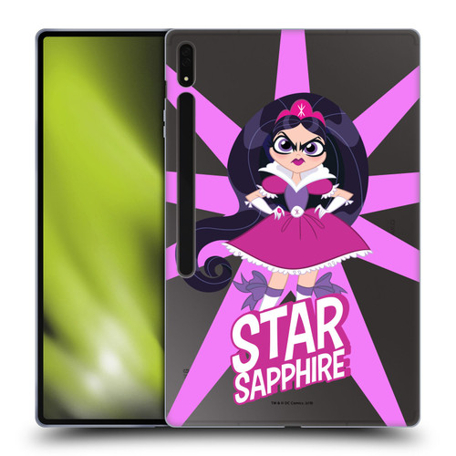 DC Super Hero Girls Characters Star Sapphire Soft Gel Case for Samsung Galaxy Tab S8 Ultra