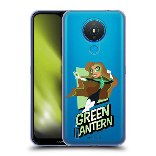 DC Super Hero Girls Characters Green Lantern Soft Gel Case for Nokia 1.4
